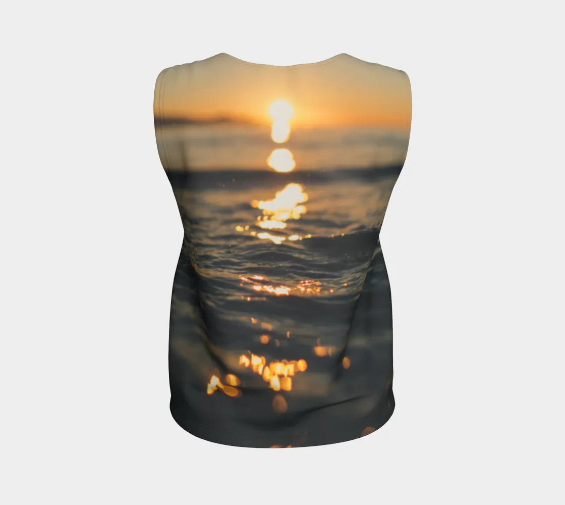 Sunset Sea Foam Loose Tank (Regular Fit)