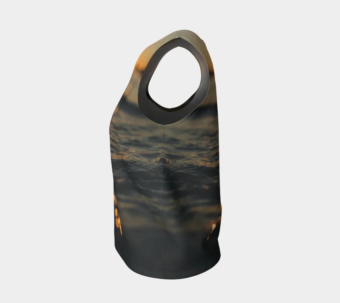 Sunset Sea Foam Loose Tank (Regular Fit)