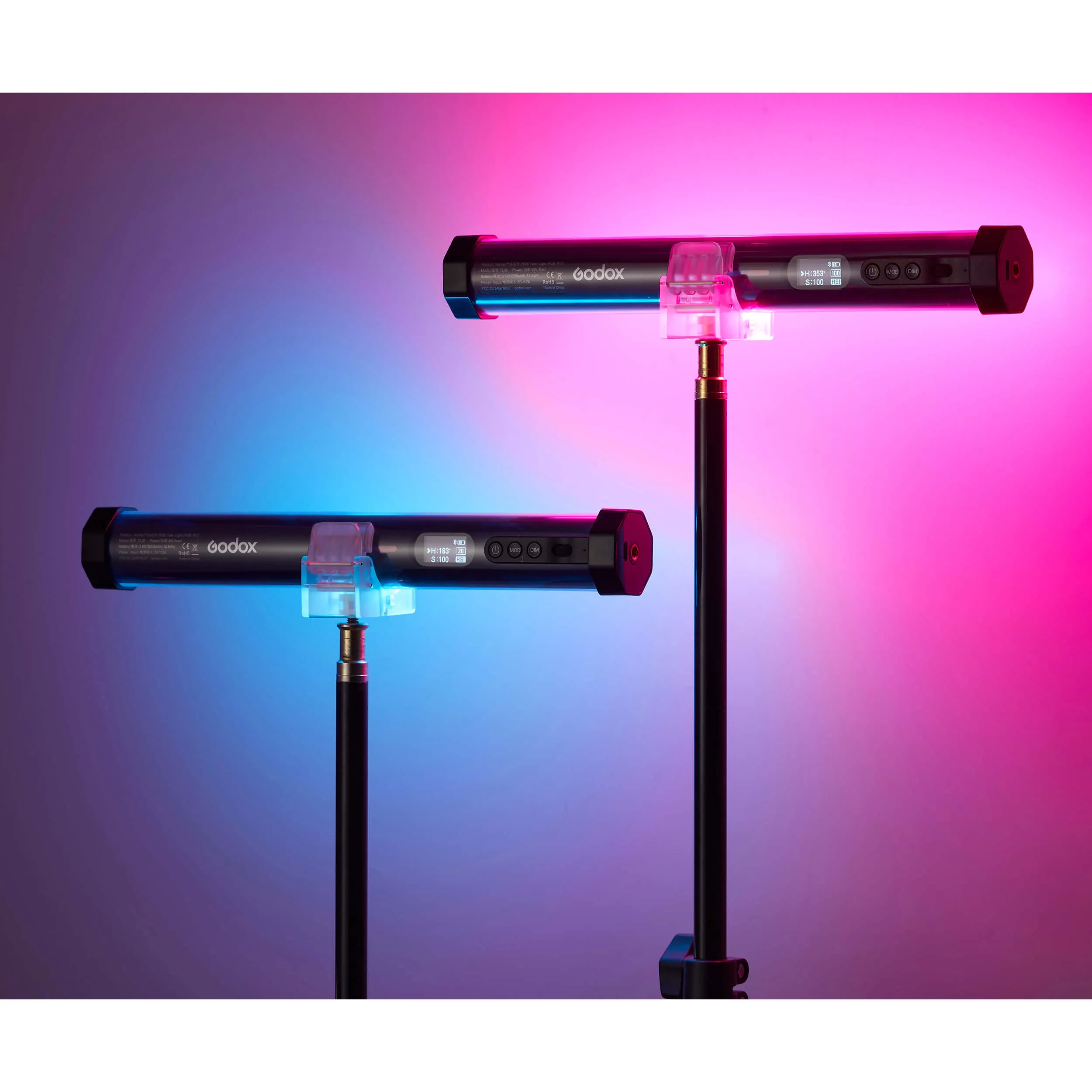 TL30 8W RGB LED Tube Light Video Film Production