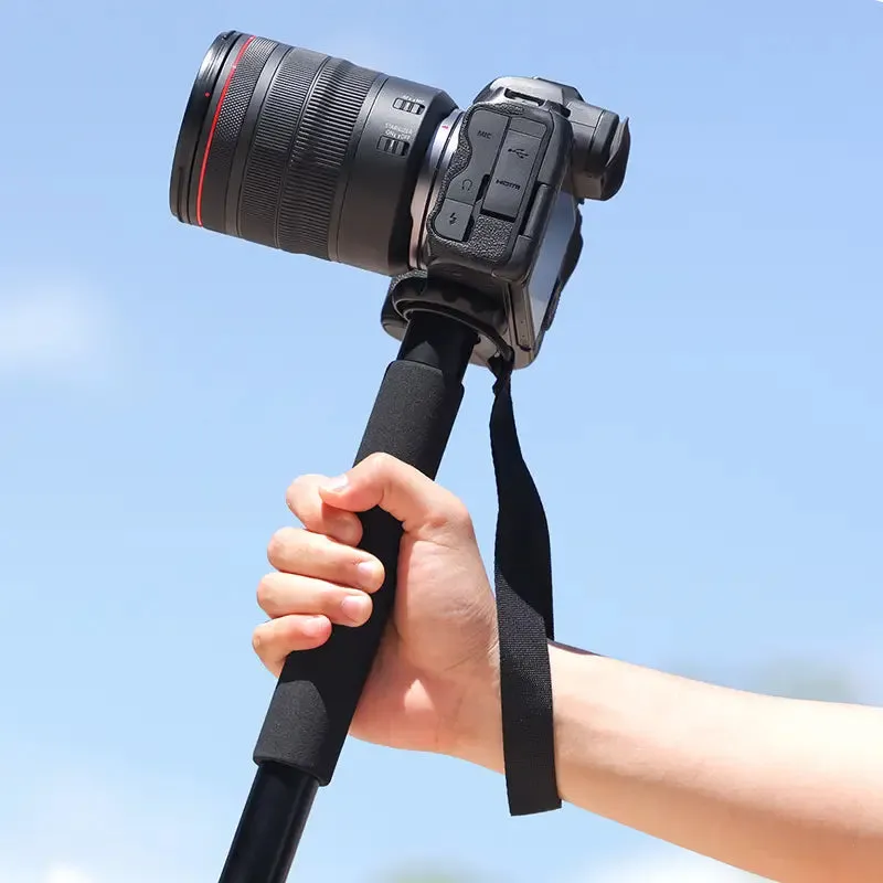 Ulanzi TB12 5-Section Aluminum Telescopic Camera Monopod with 43cm to 155cm Retractable Length, 1/4" and 3/8" Mounting Screws, 5kg Max. Load Capacity for Smartphones, DSLR, SLR, Mirrorless Cameras | T049GBB1