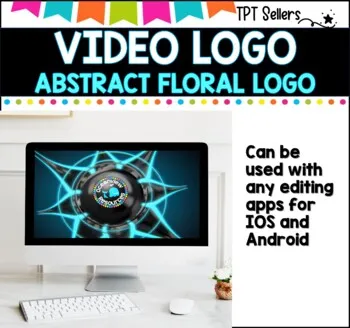 VIDEO LOGO I VIDEO Previews and Social Media I ABSTRACT FLORAL LOGO design