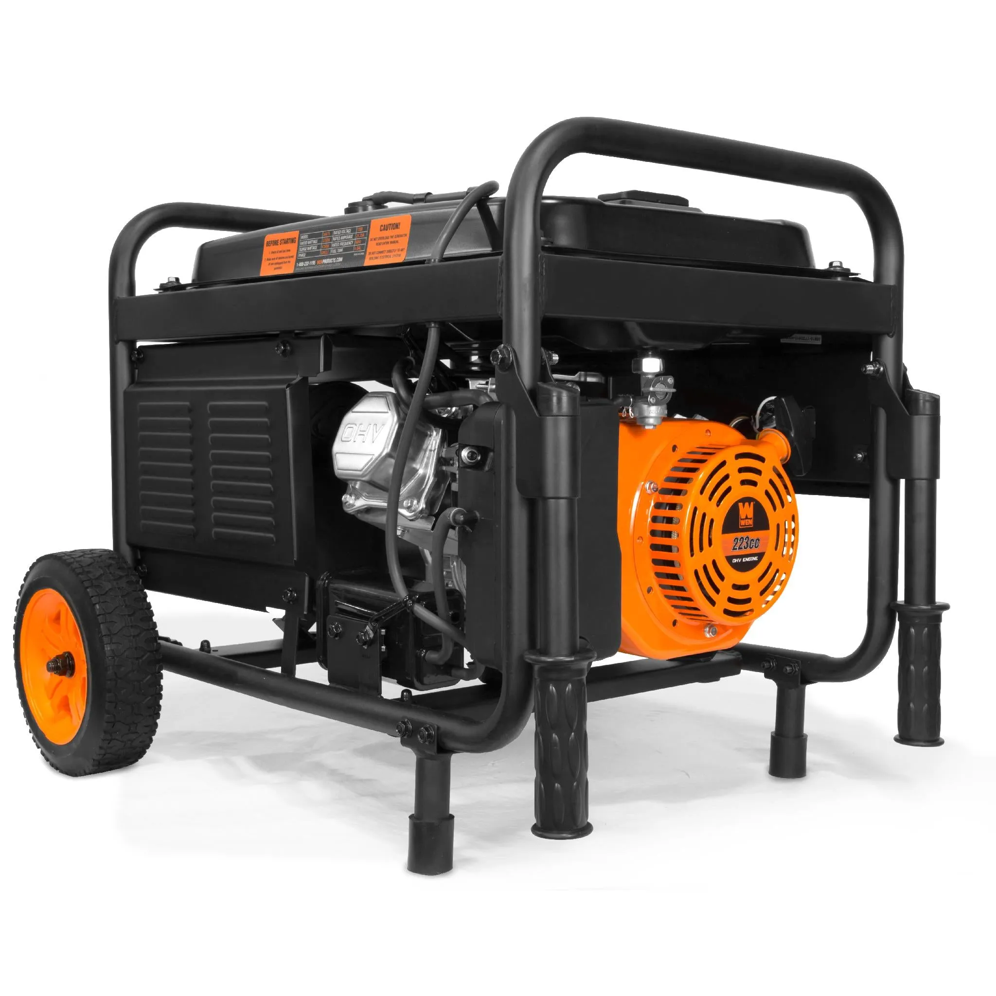 WEN 56475 4750W Electric Start Generator