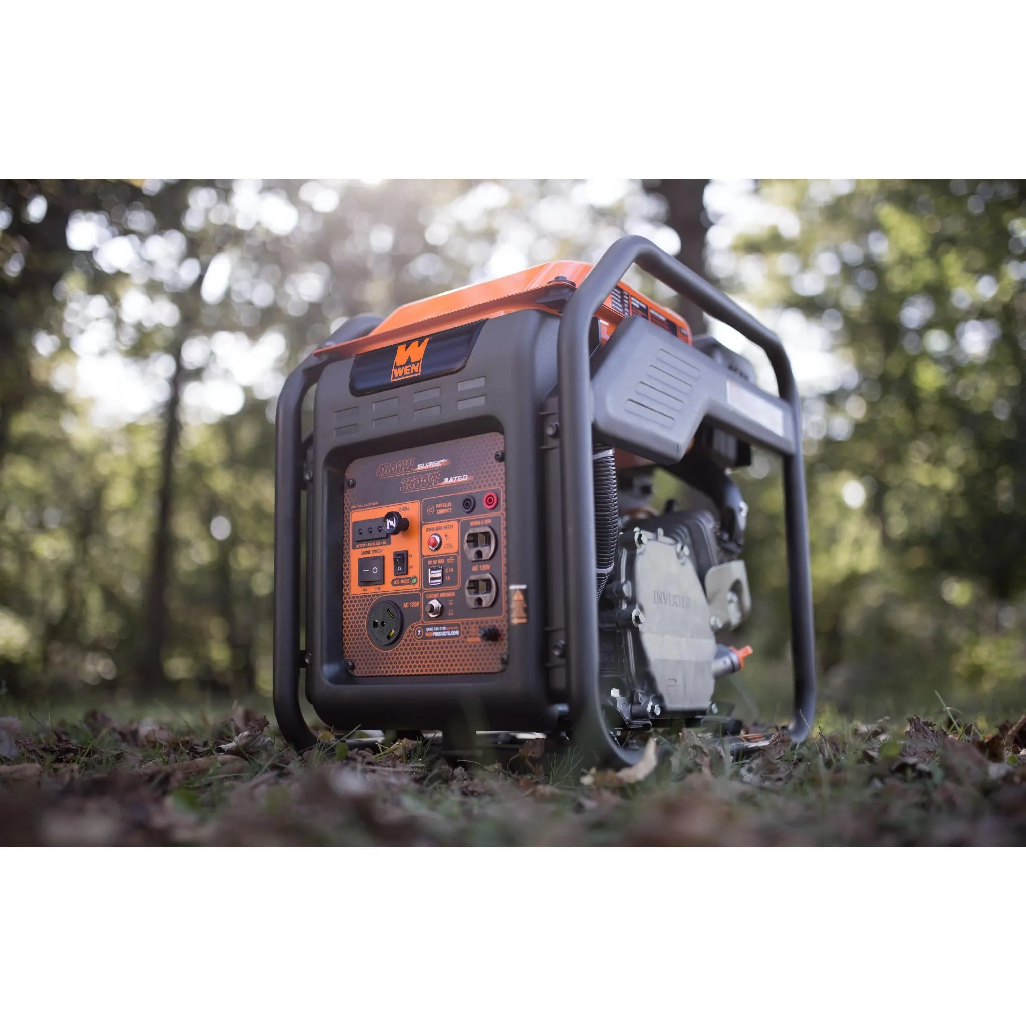 WEN GN400i RV-Ready 4000-Watt Open Frame Inverter Generator, CARB Compliant