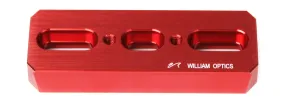William Optics DSD 110 DualSide Dovetail Plate - Red