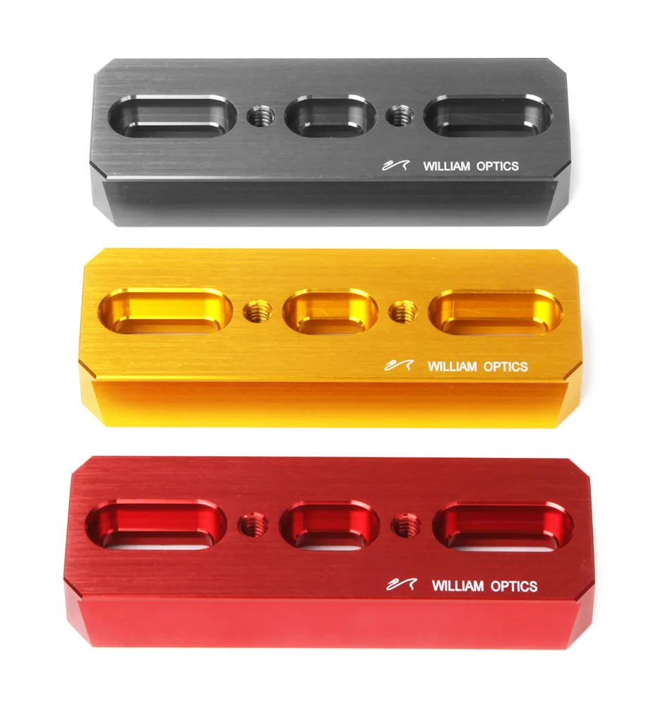 William Optics DSD 110 DualSide Dovetail Plate - Red