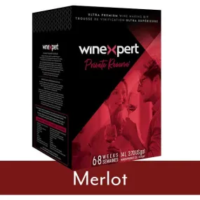 Winexpert Private Reserve Merlot Red Wine Making Kit