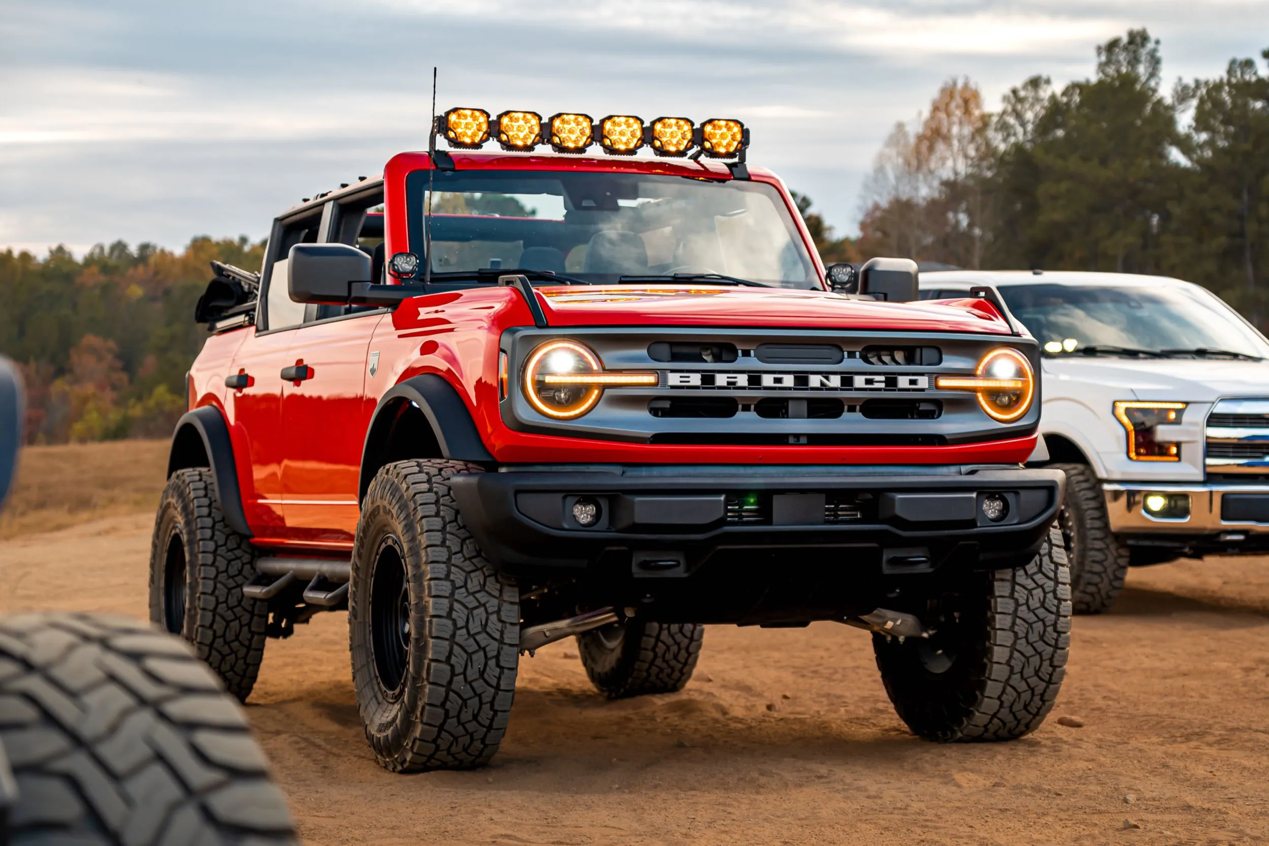 XRGB LED Headlights: Ford Bronco (2021-2024) (Pair / RGB DRL)