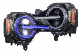 XRGB LED Headlights: Ford Bronco (2021-2024) (Pair / RGB DRL)