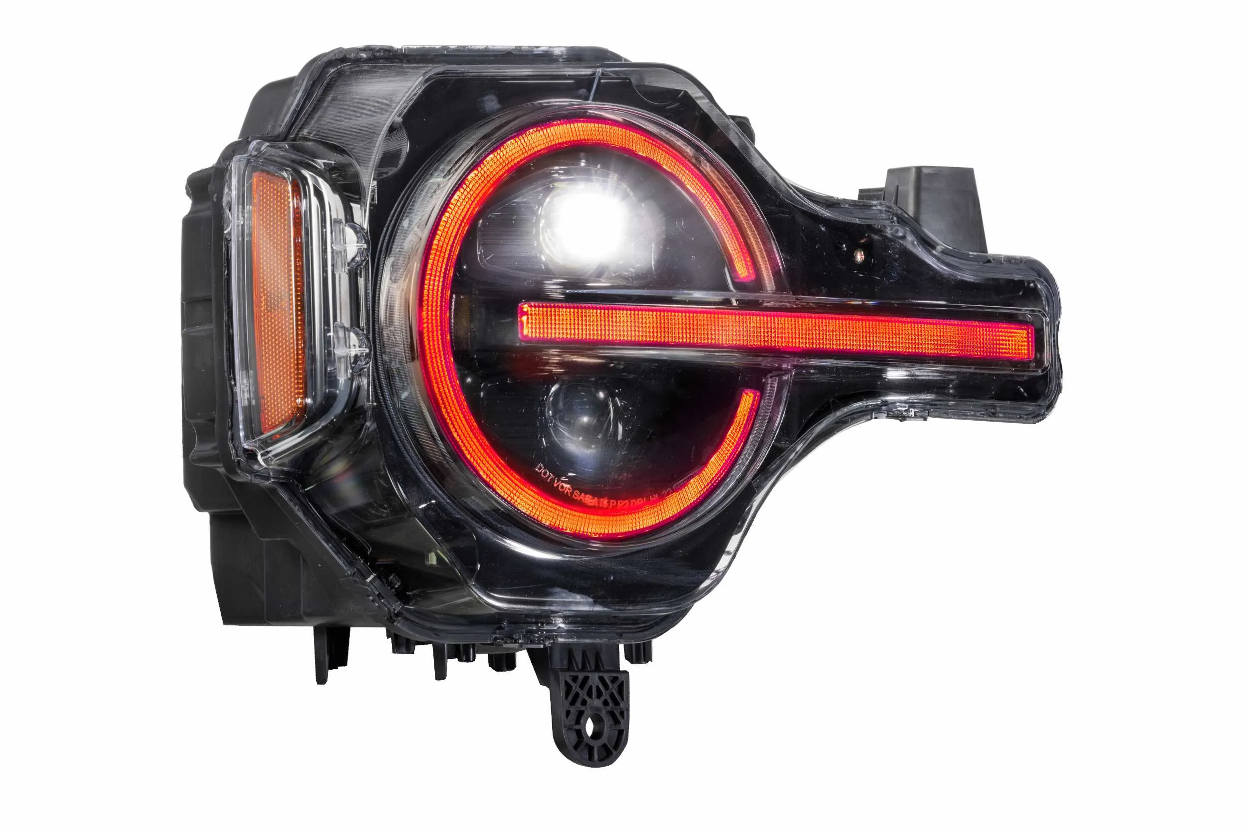 XRGB LED Headlights: Ford Bronco (2021-2024) (Pair / RGB DRL)