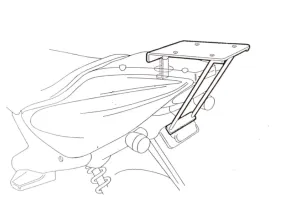Yamaha Aerox 50 (97-08) SHAD Top Box Fitting Kit