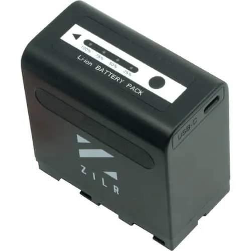 ZILR NP-F970 Battery with USB Type-C PD